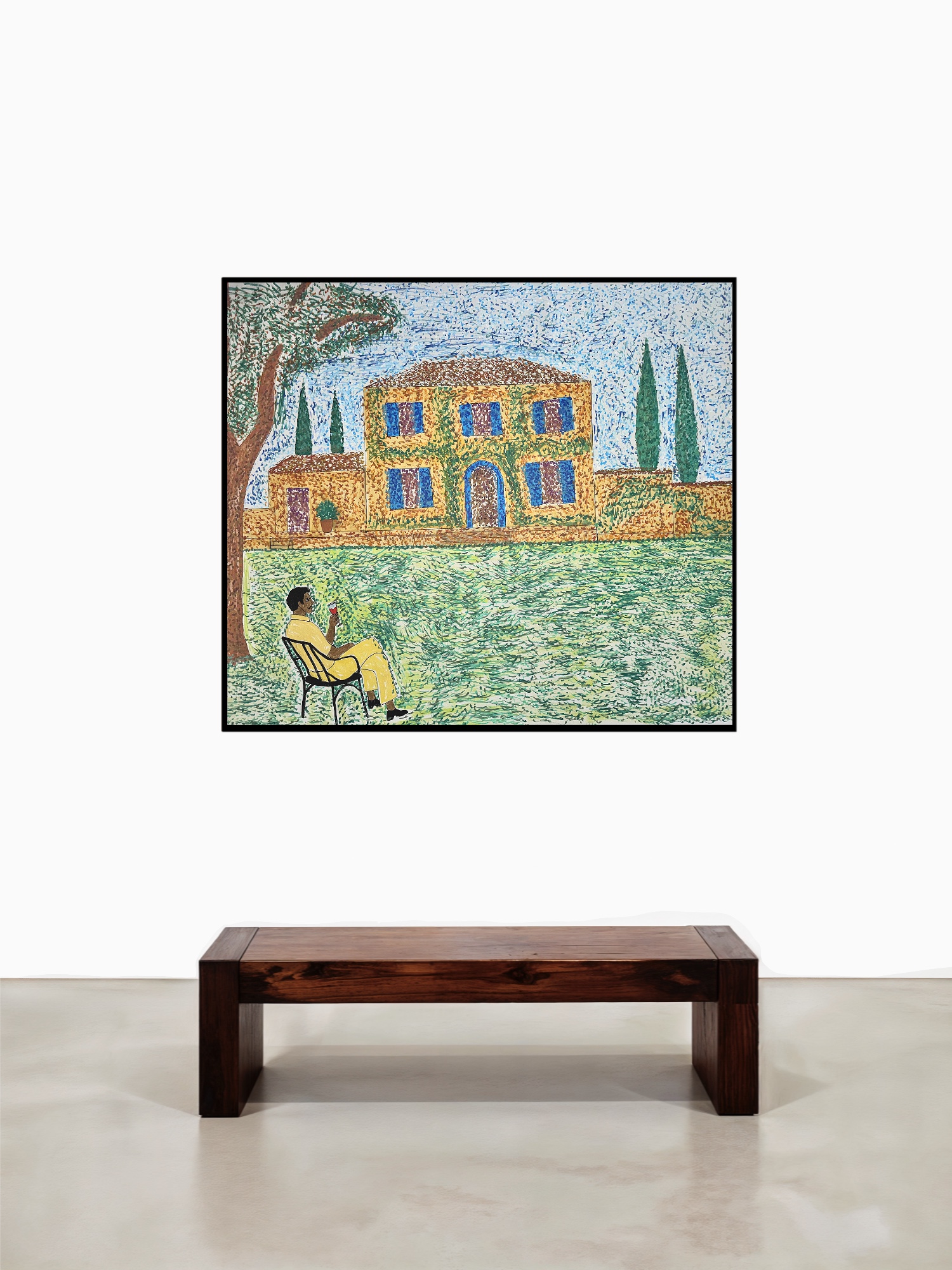 La Vie Provençale, Acrylic on canvas